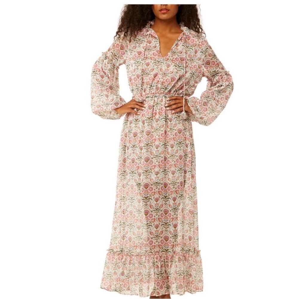 Misa Los Angeles Amata Floral Long Sleeve Dress | Size XL